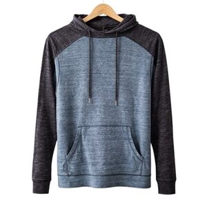 Urban Pipeline Colorblock Hoodie | Men’s Medium Blue Pullover Shirt